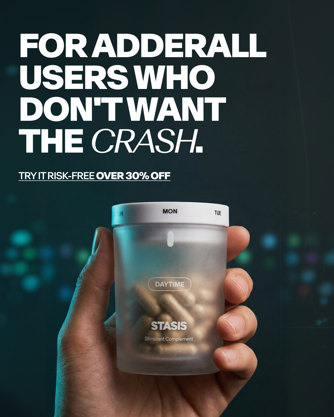 Stasis Facebook ad