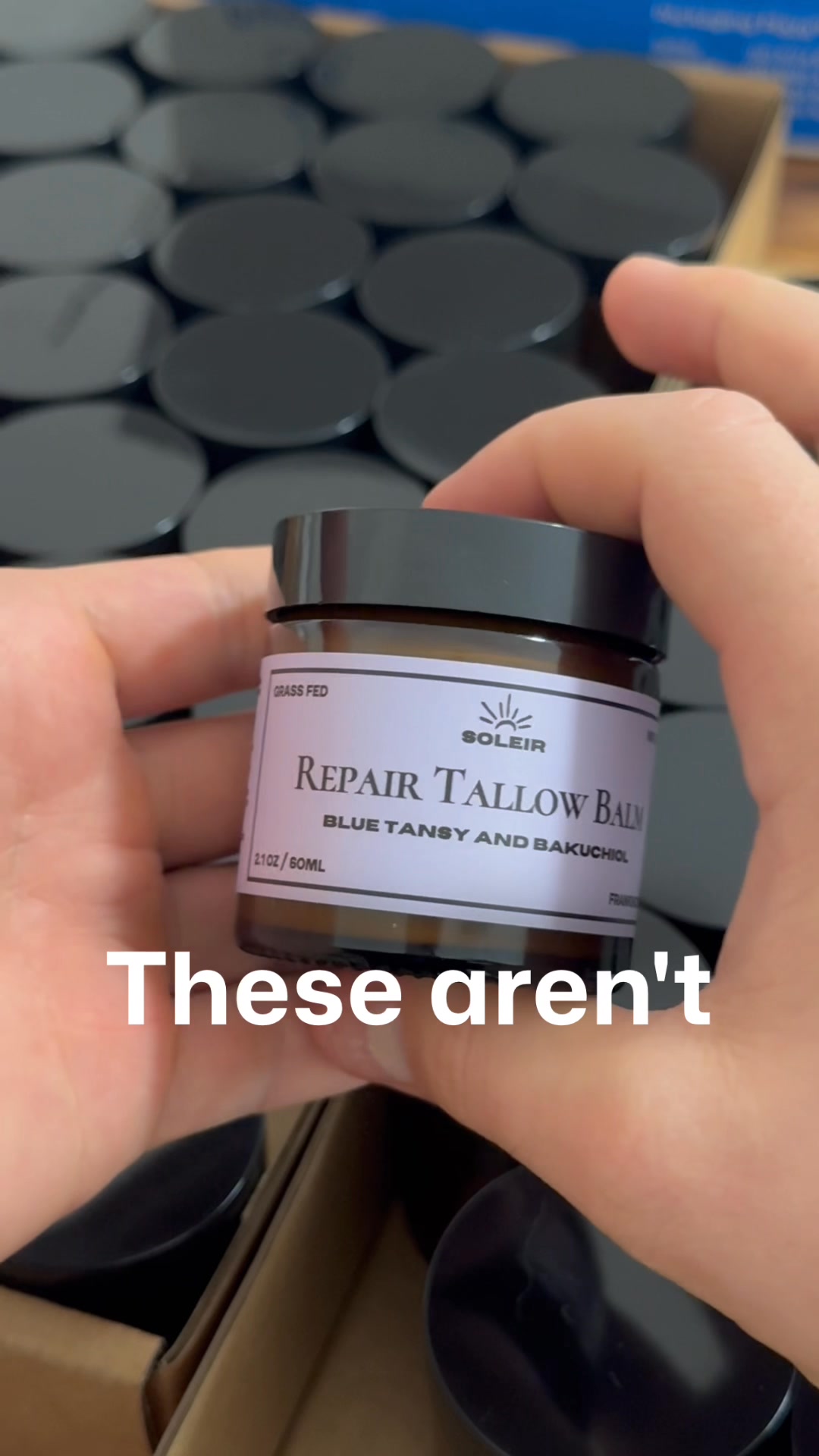 Soleir Facebook ad: Real ingredients. Real repair.