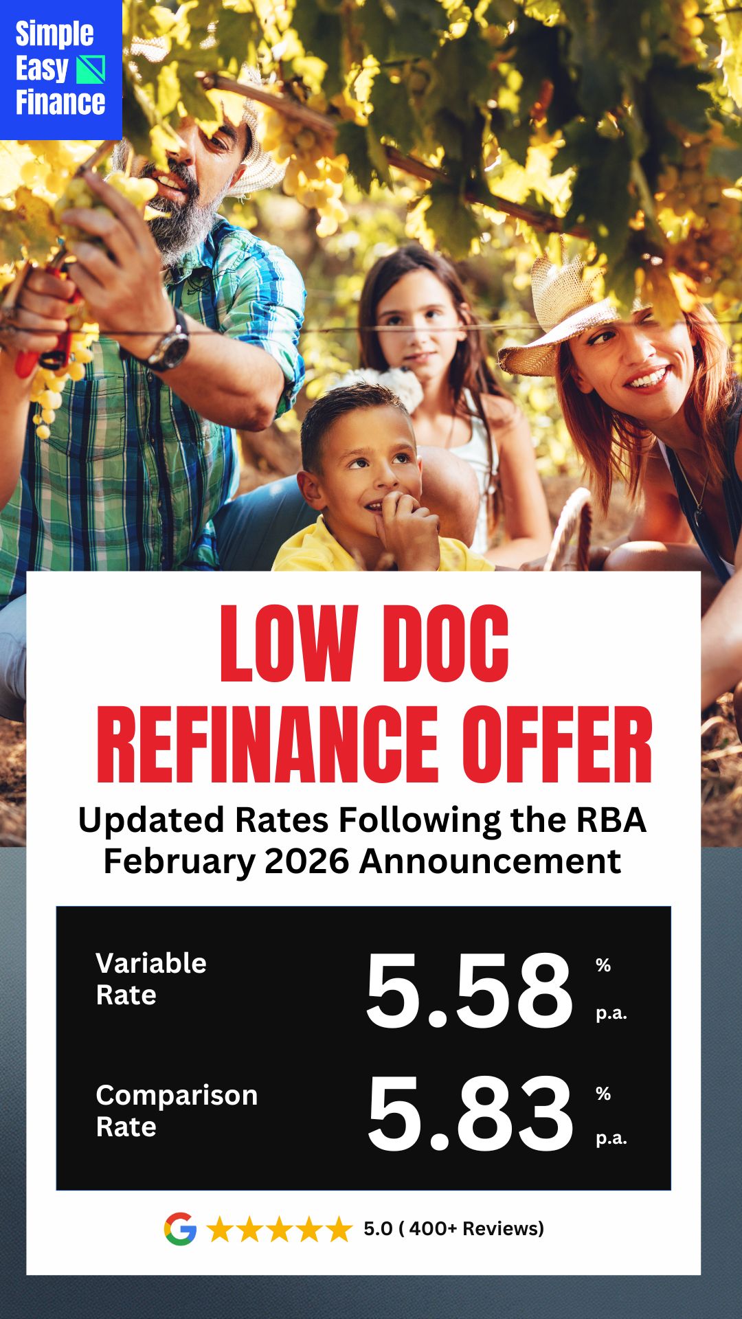 Simple Easy Finance Facebook ad from Feb 9, 2026