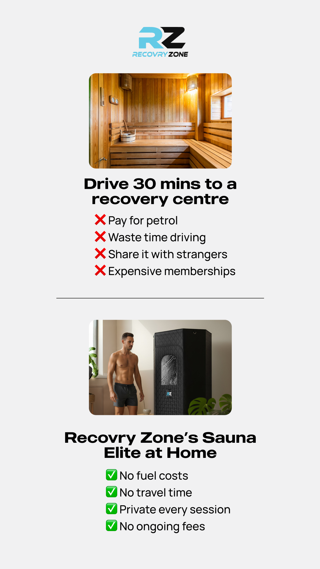 Recovry Zone Facebook ad