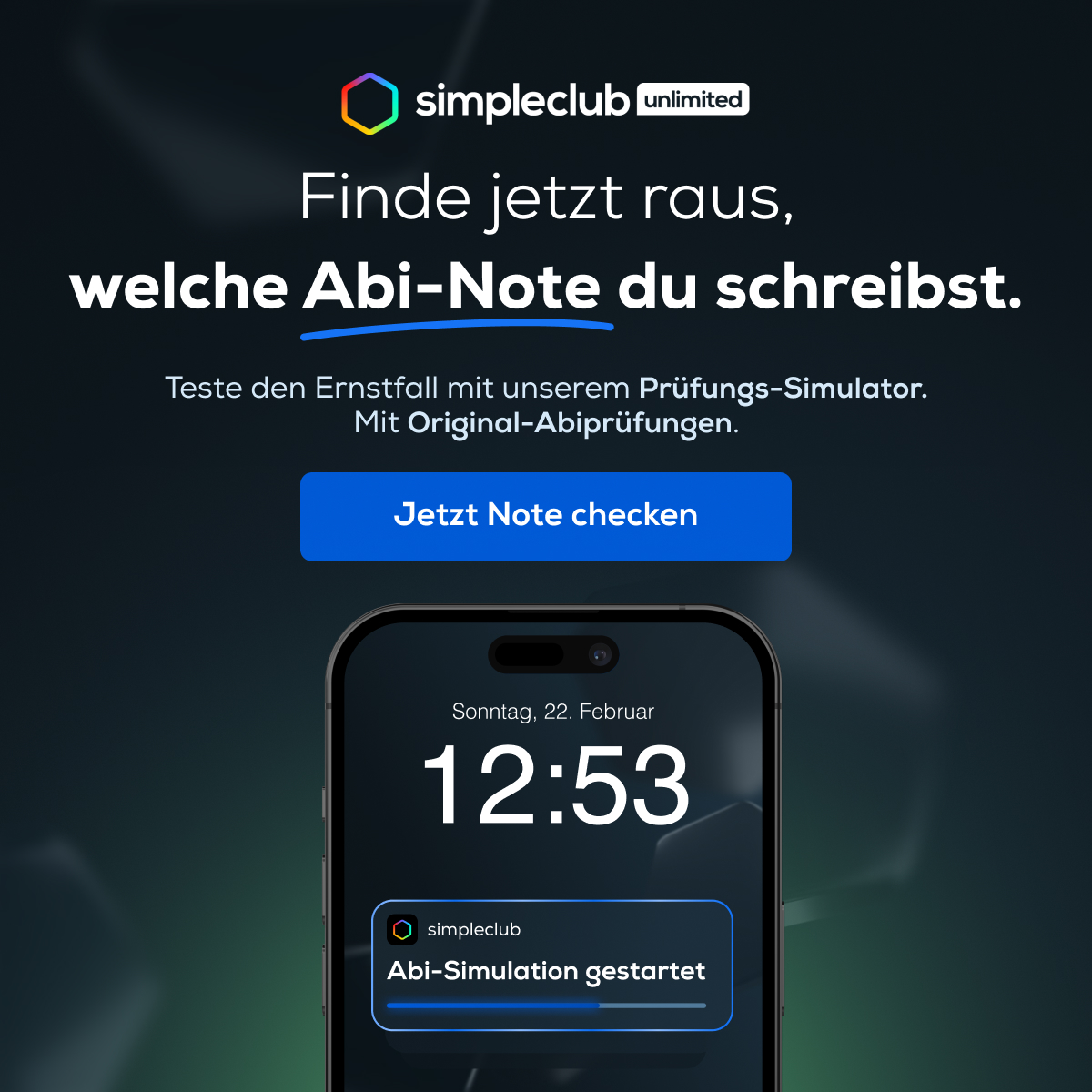 simpleclub Facebook ad