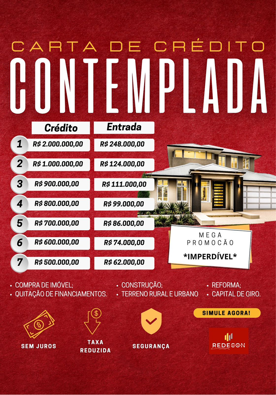 Redecon investimentos Facebook ad