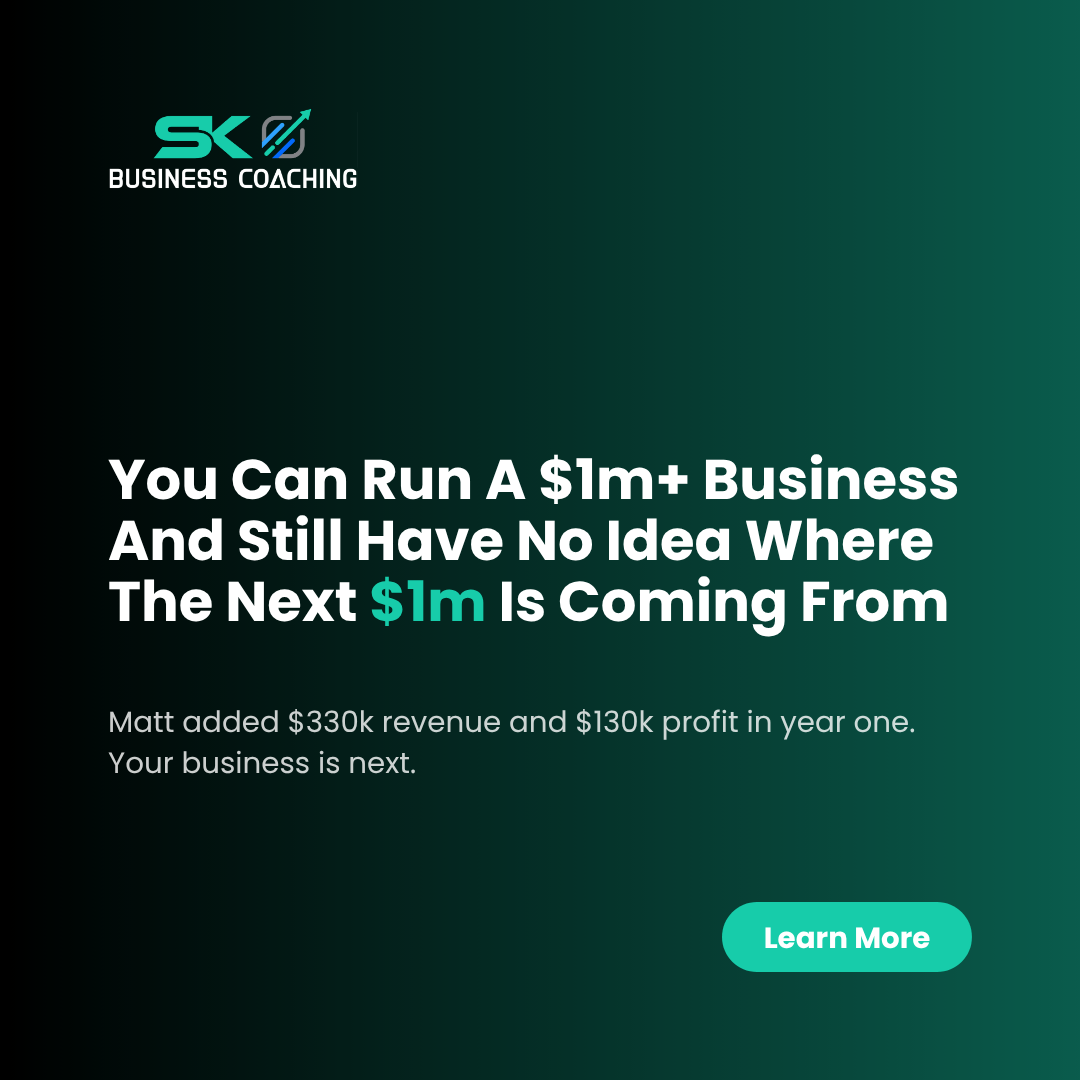 SK Business Coaching Facebook ad