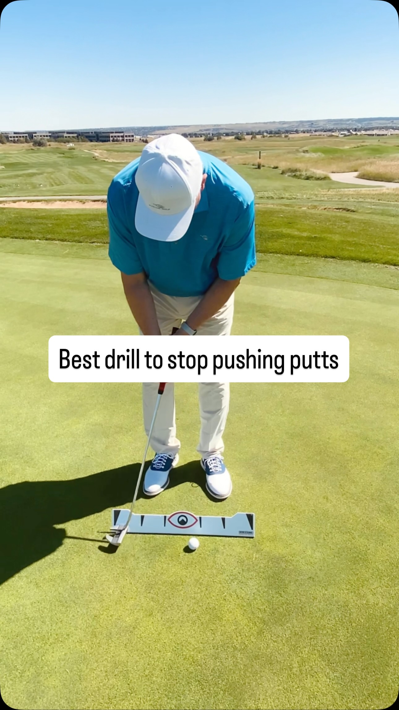 EyeLine Golf Facebook ad: Try this drill with the Edge Rail if…