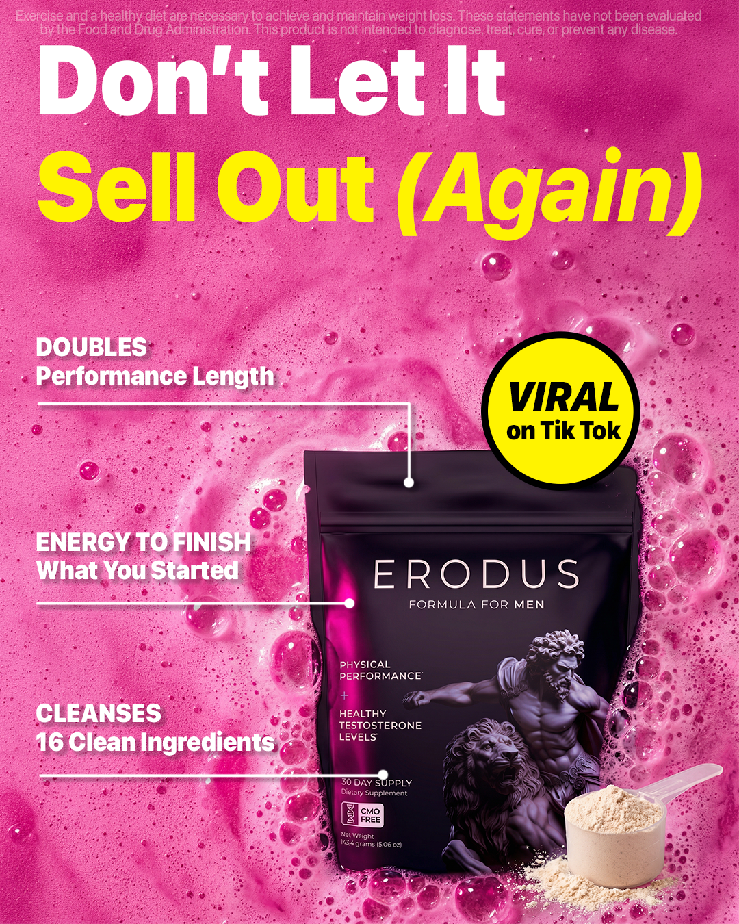 Erodus Formula For Men Facebook ad