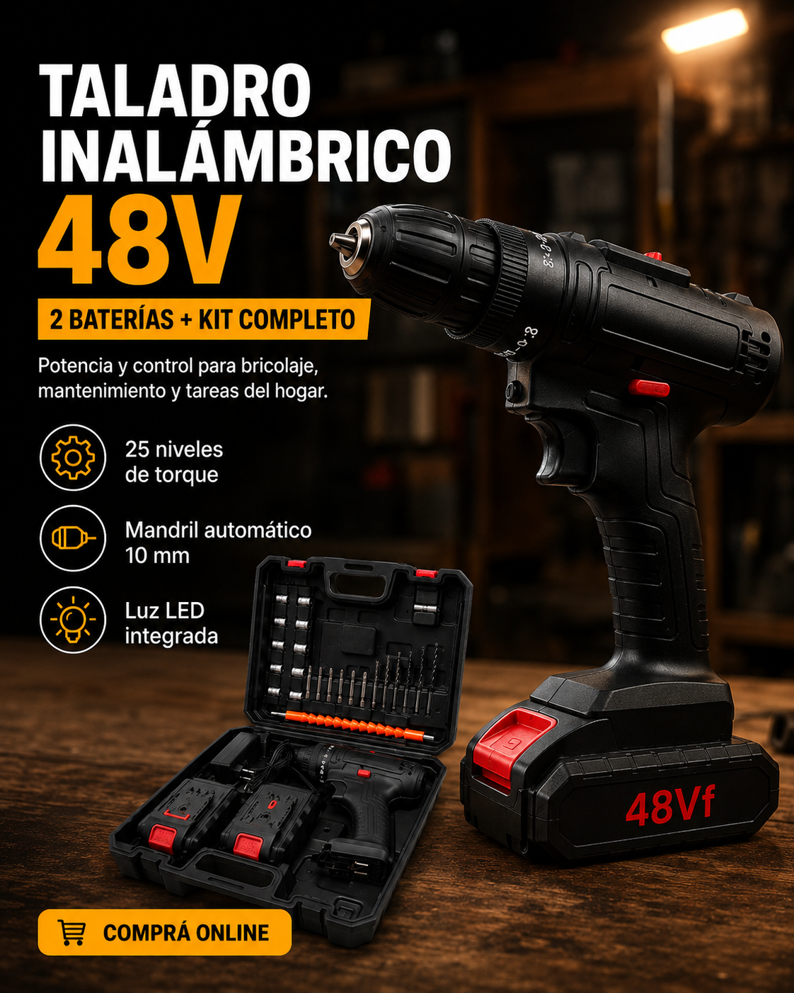 Atrix Uruguay Facebook ad: Garantía 6 meses · Entrega en 1 hora en Montevideo