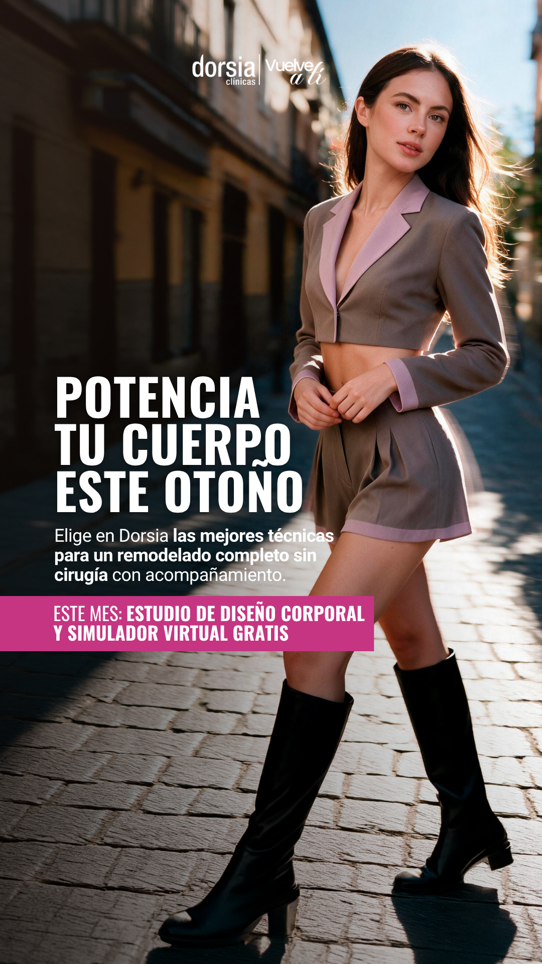 Clínicas Dorsia Facebook ad: Empieza septiembre cuidando tu cuerpo
