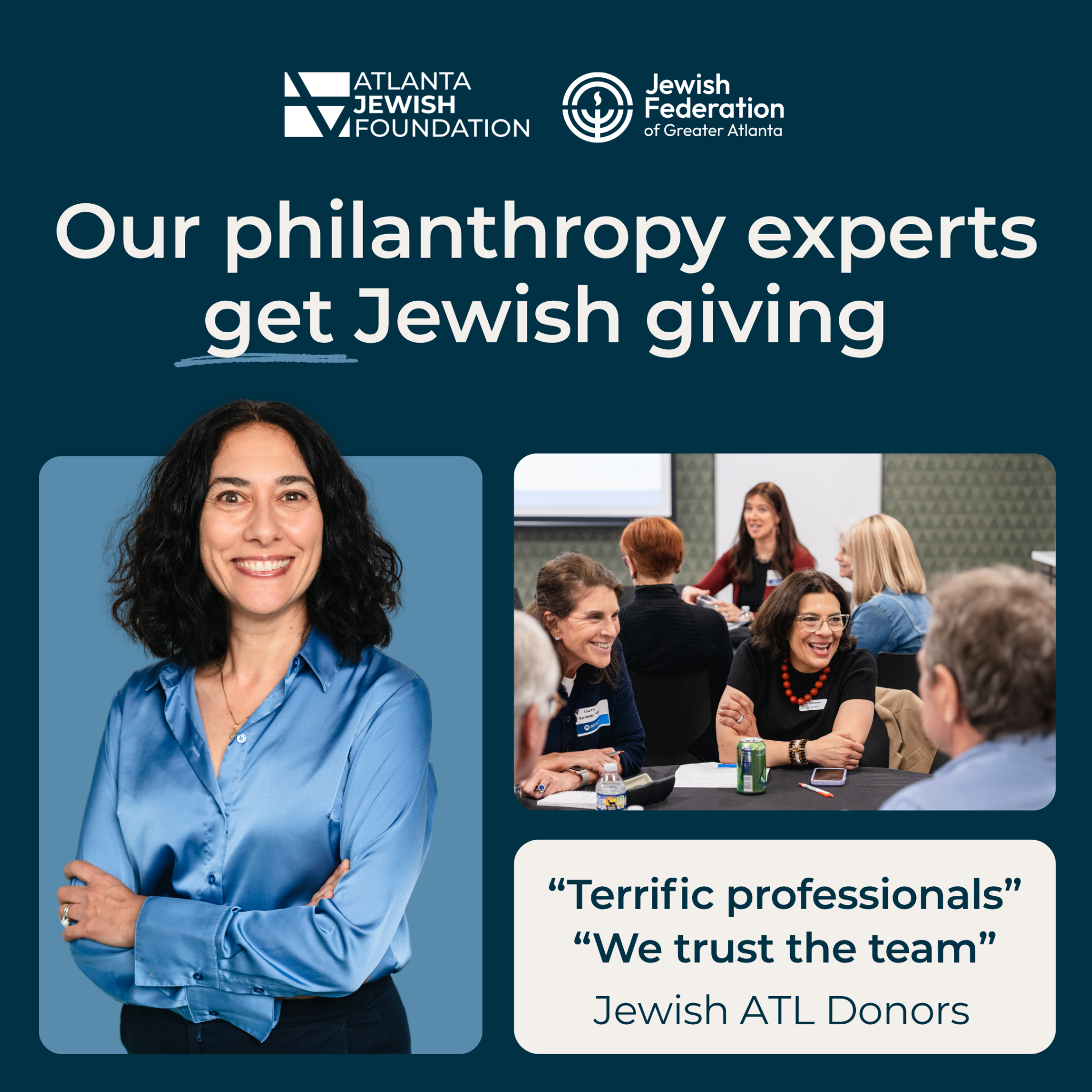Atlanta Jewish Foundation Facebook ad from May 29, 2026