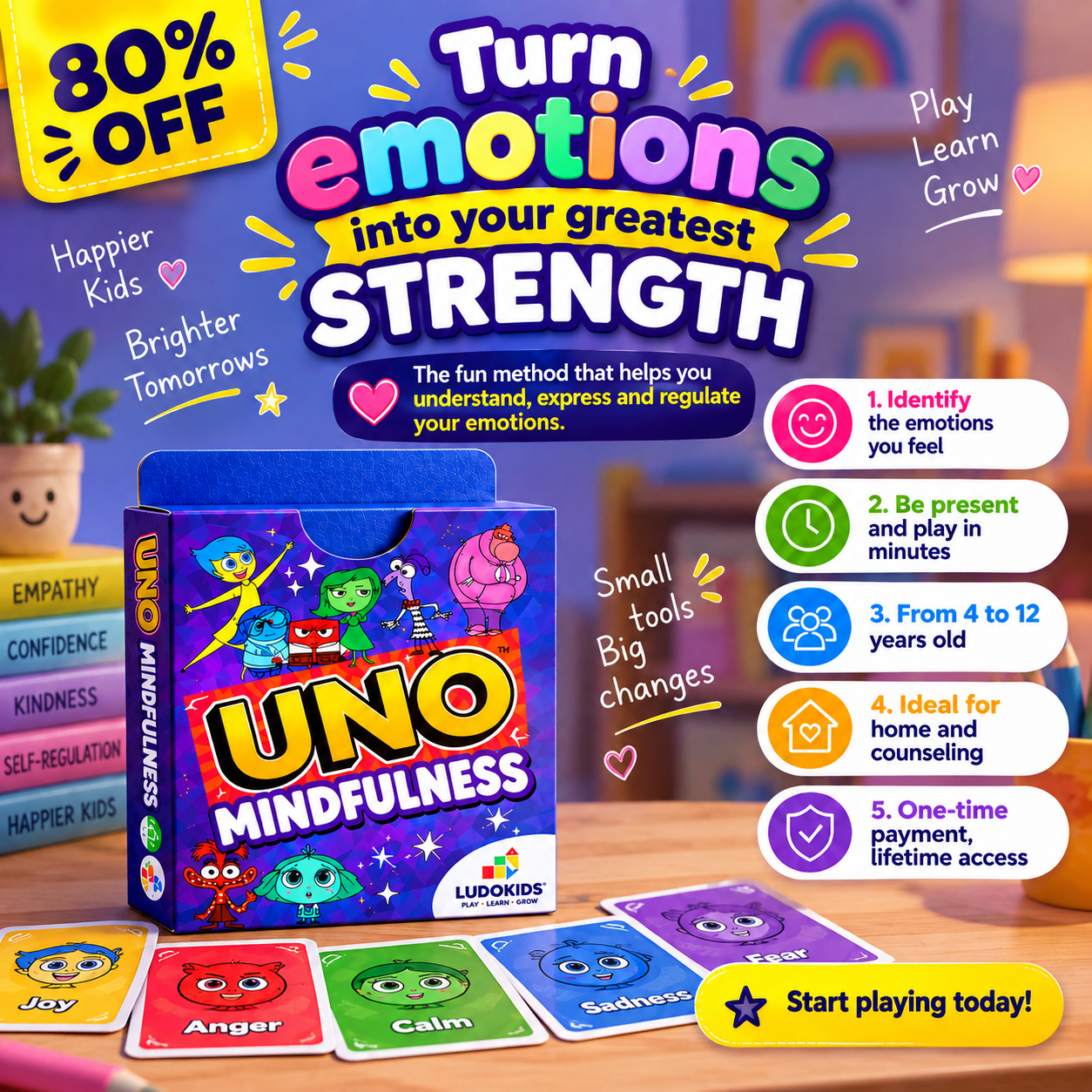 Psicokids Facebook ad: The Card Game That Gets Kids Talking