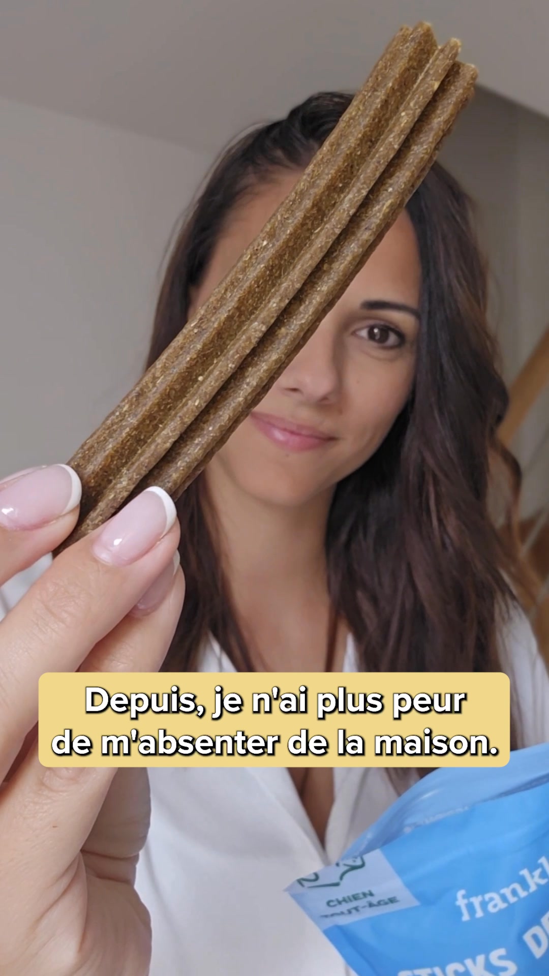 Franklin Pet Food Facebook ad: Friandises apaisantes