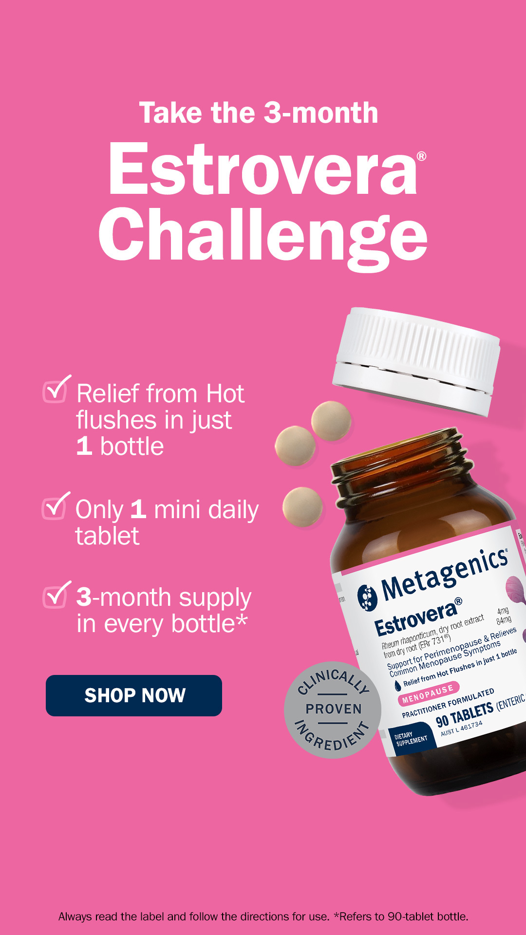 Metagenics ANZ Facebook ad