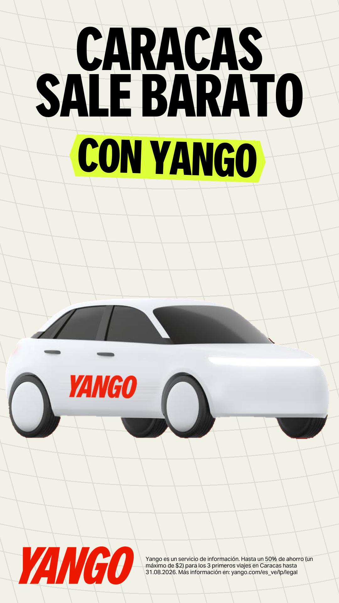 Yango Venezuela Facebook ad