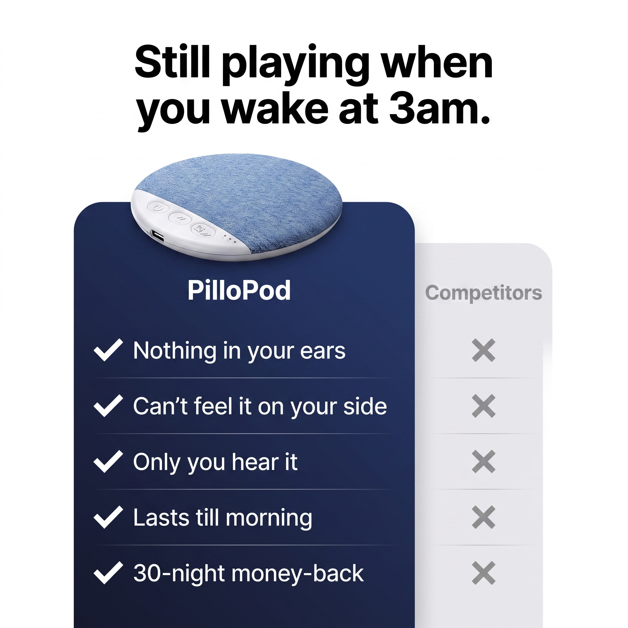 PilloPod Facebook ad