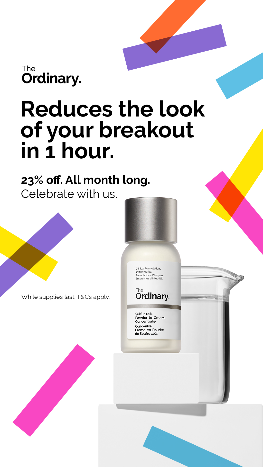 The Ordinary Facebook ad