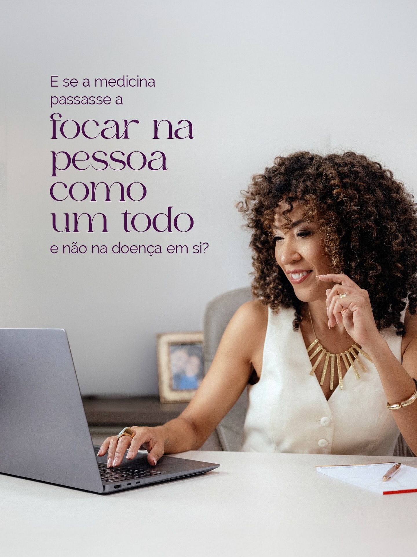Dra. Pauline Zanin Facebook ad: É esse o princípio do nosso trabalho!