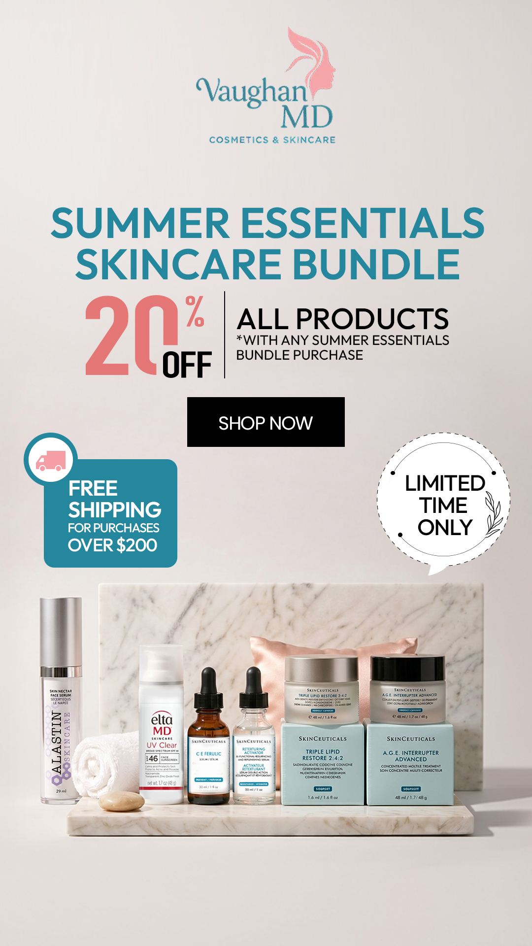 Vaughan MD Cosmetics Facebook ad