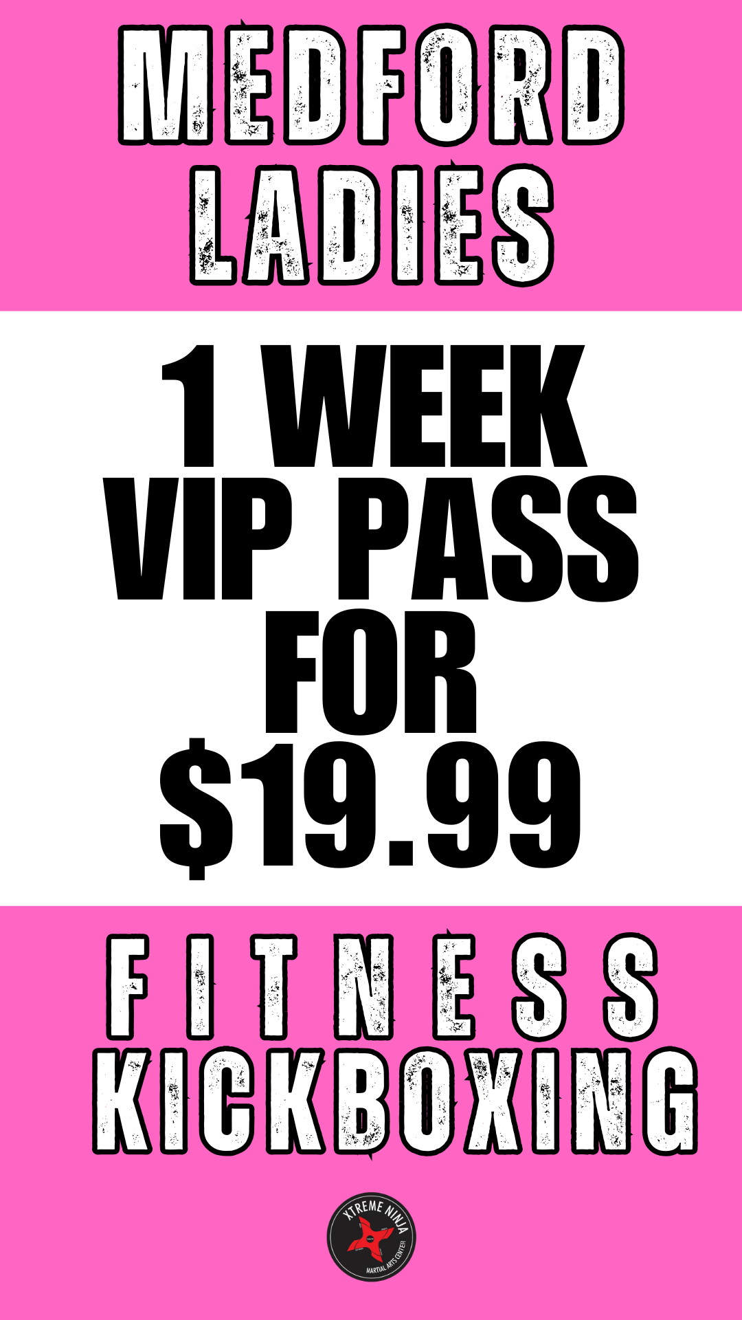Xtreme Ninja Fitness Facebook ad from Mar 11, 2026