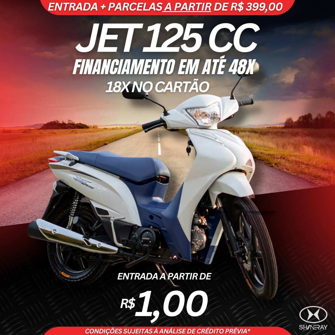 Shineray Montes Claros Facebook ad: Mande uma mensagem e garanta a sua