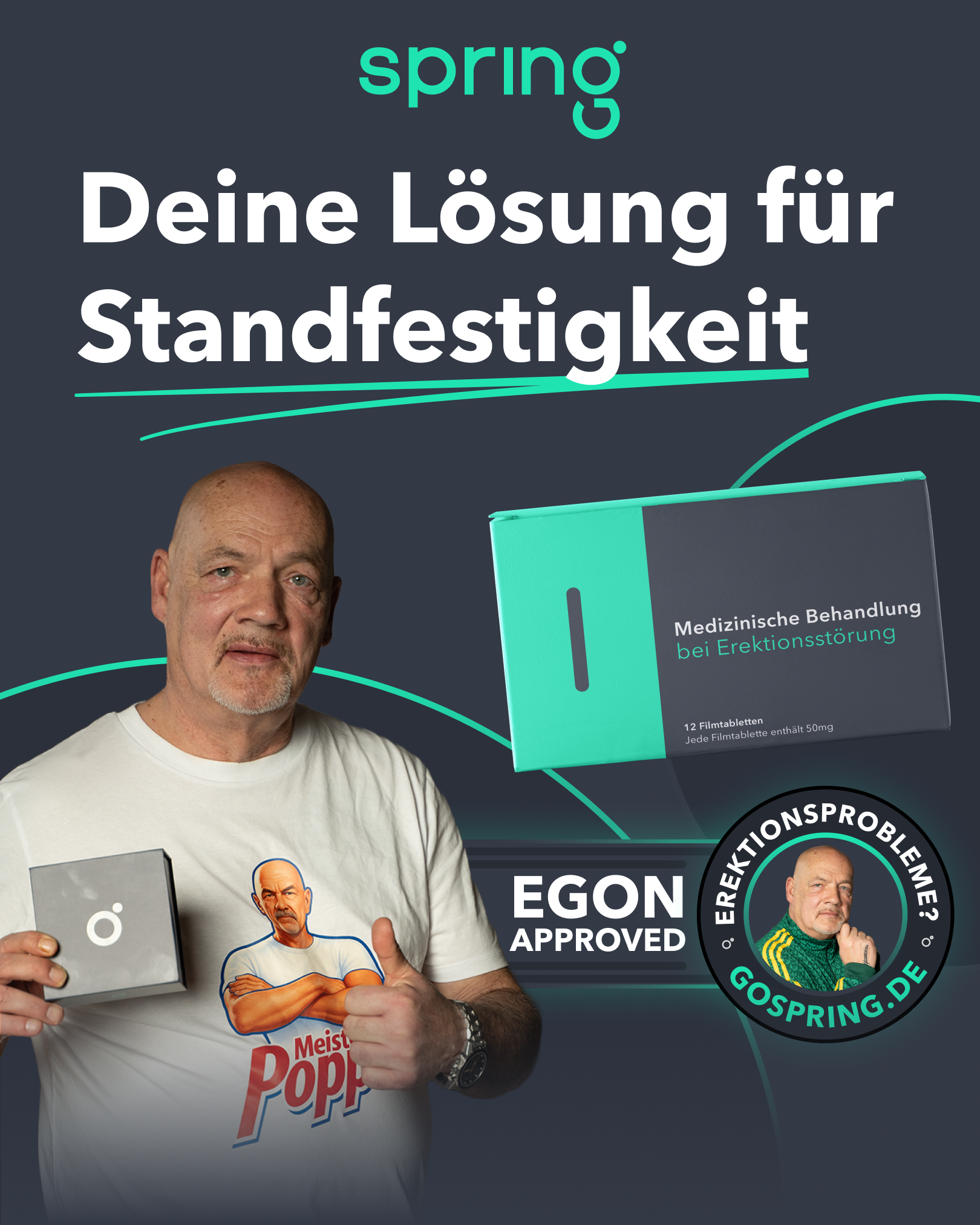 GoSpring Männergesundheit Deutschland  Facebook ad