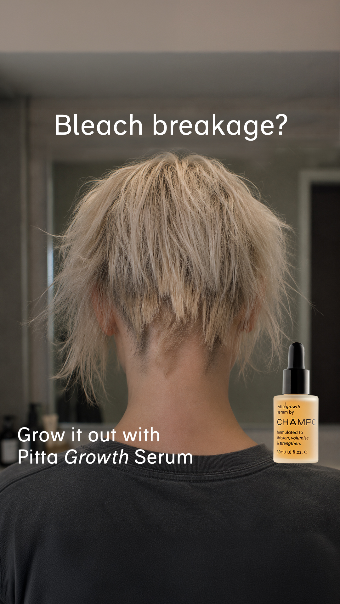 Chāmpo Haircare Facebook ad
