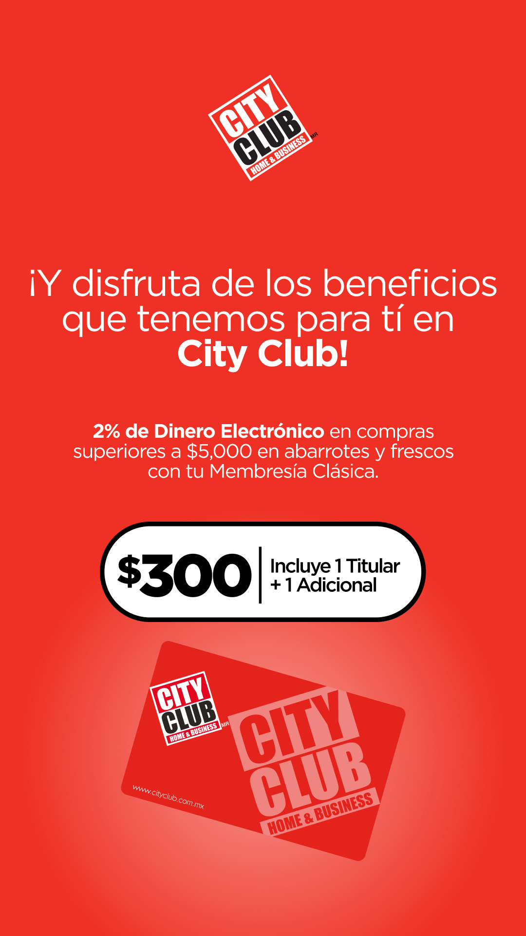 City Club Facebook ad