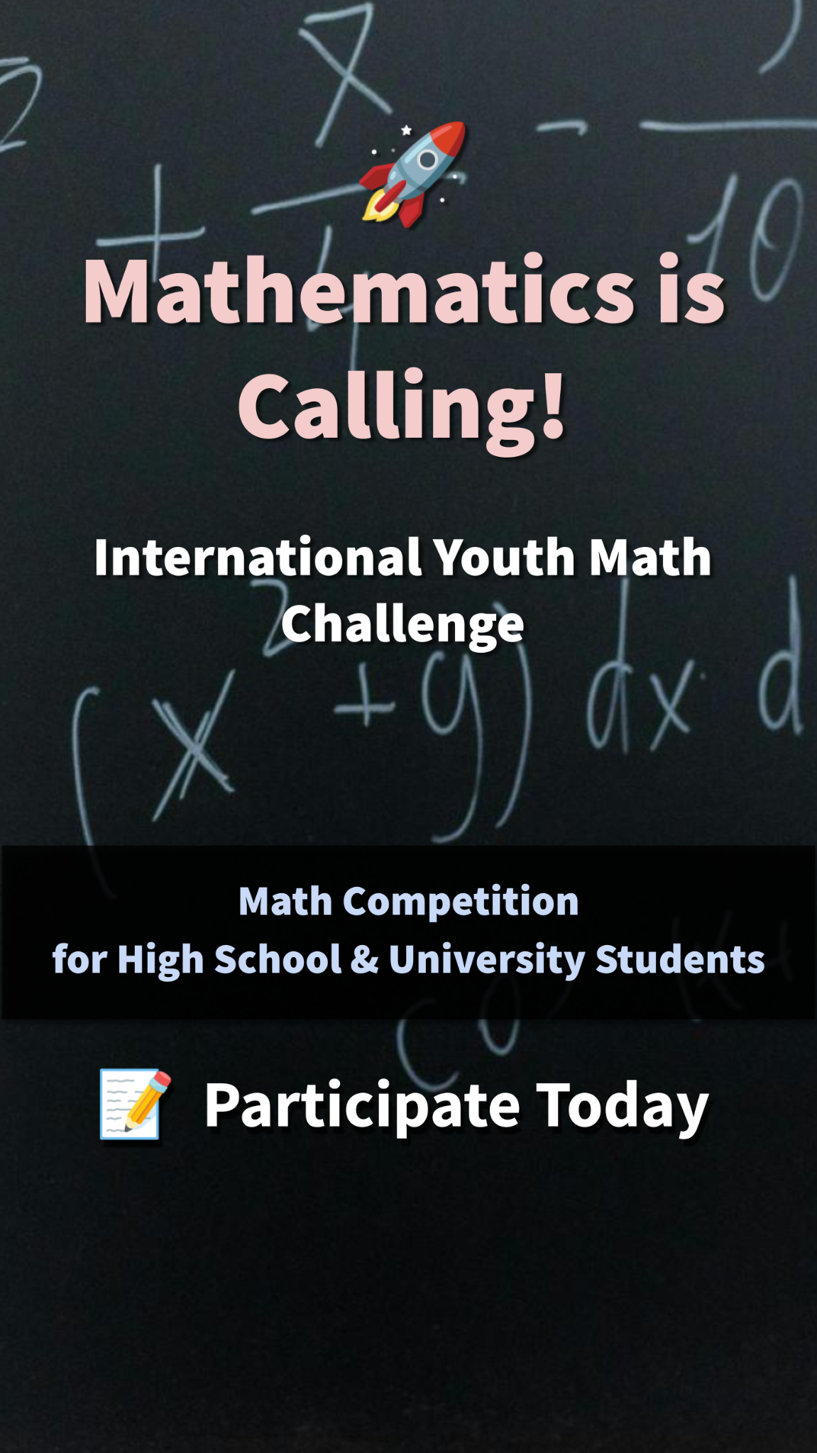 International Youth Math Challenge Facebook ad from Sep 27, 2025