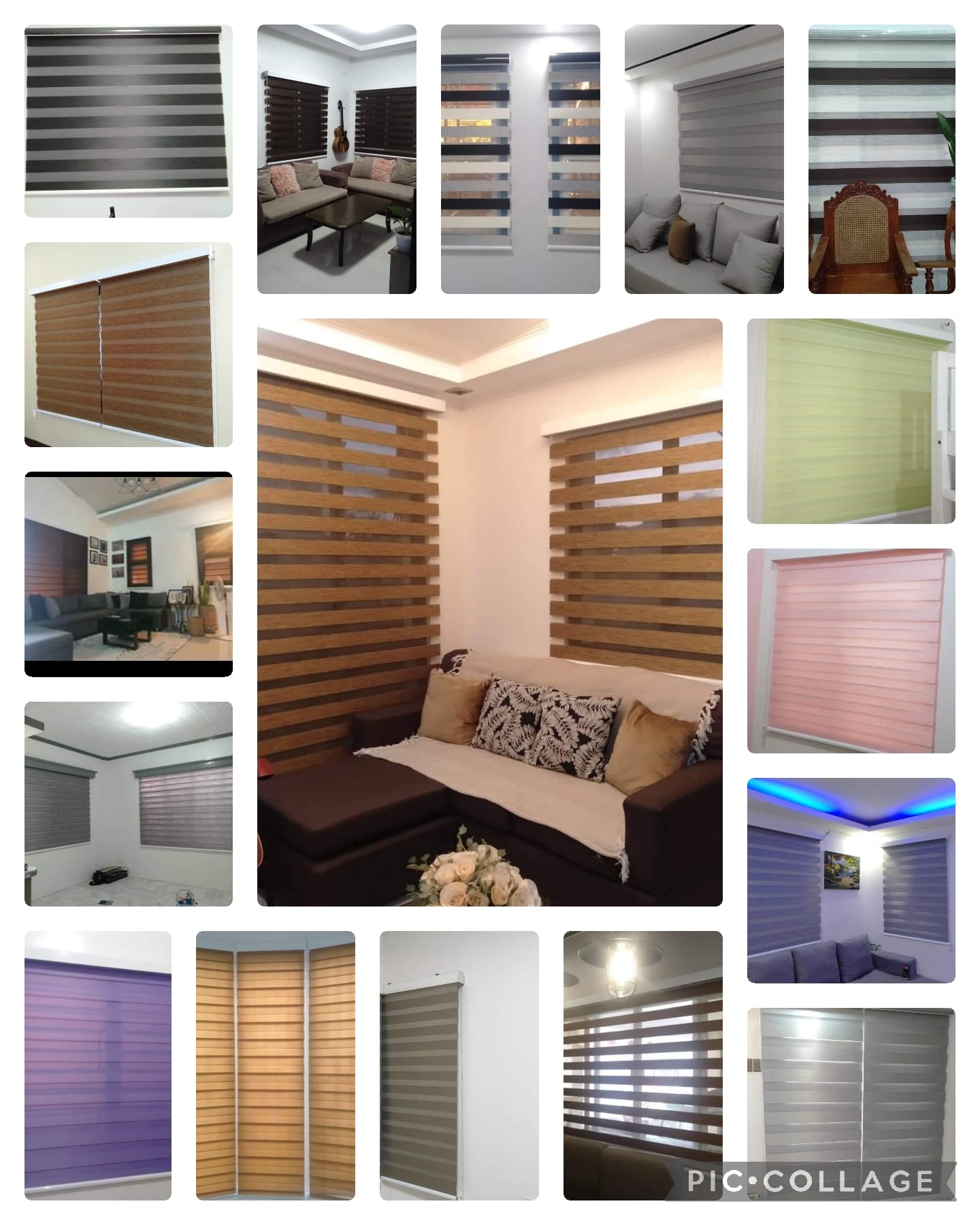 Korean combi blinds in bataan Facebook ad: Add elegance to your homes.