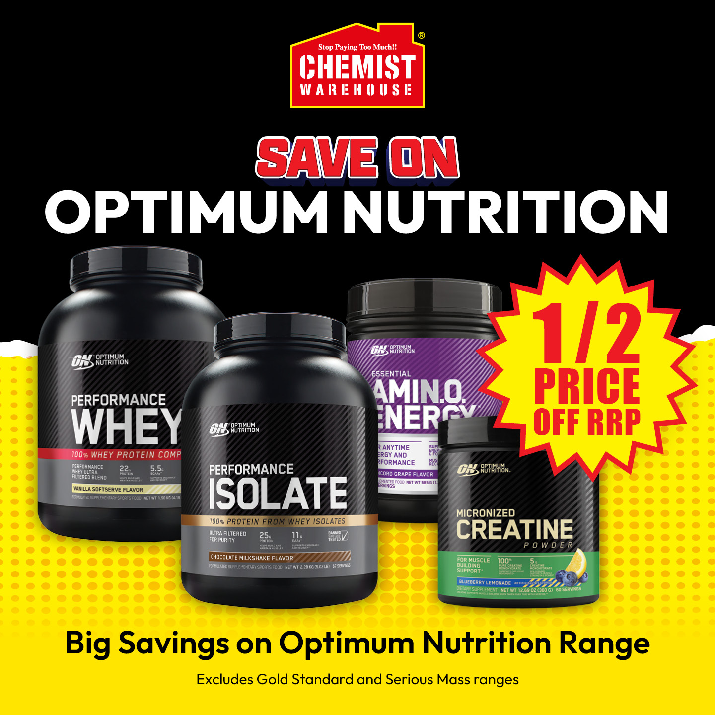 Chemist Warehouse Facebook ad