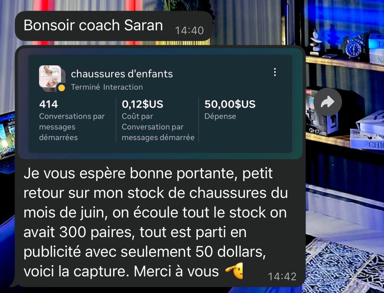 Saran / IA Addict Facebook ad: Lancer des Publicités Rentables sur Téléphone avec la…