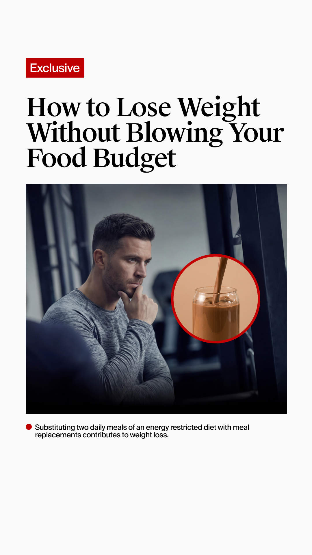 Huel Facebook ad