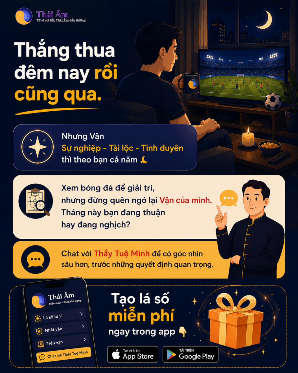 Thái Âm - Tử Vi Soi Lối Facebook ad: Vận của bạn theo bạn cả năm