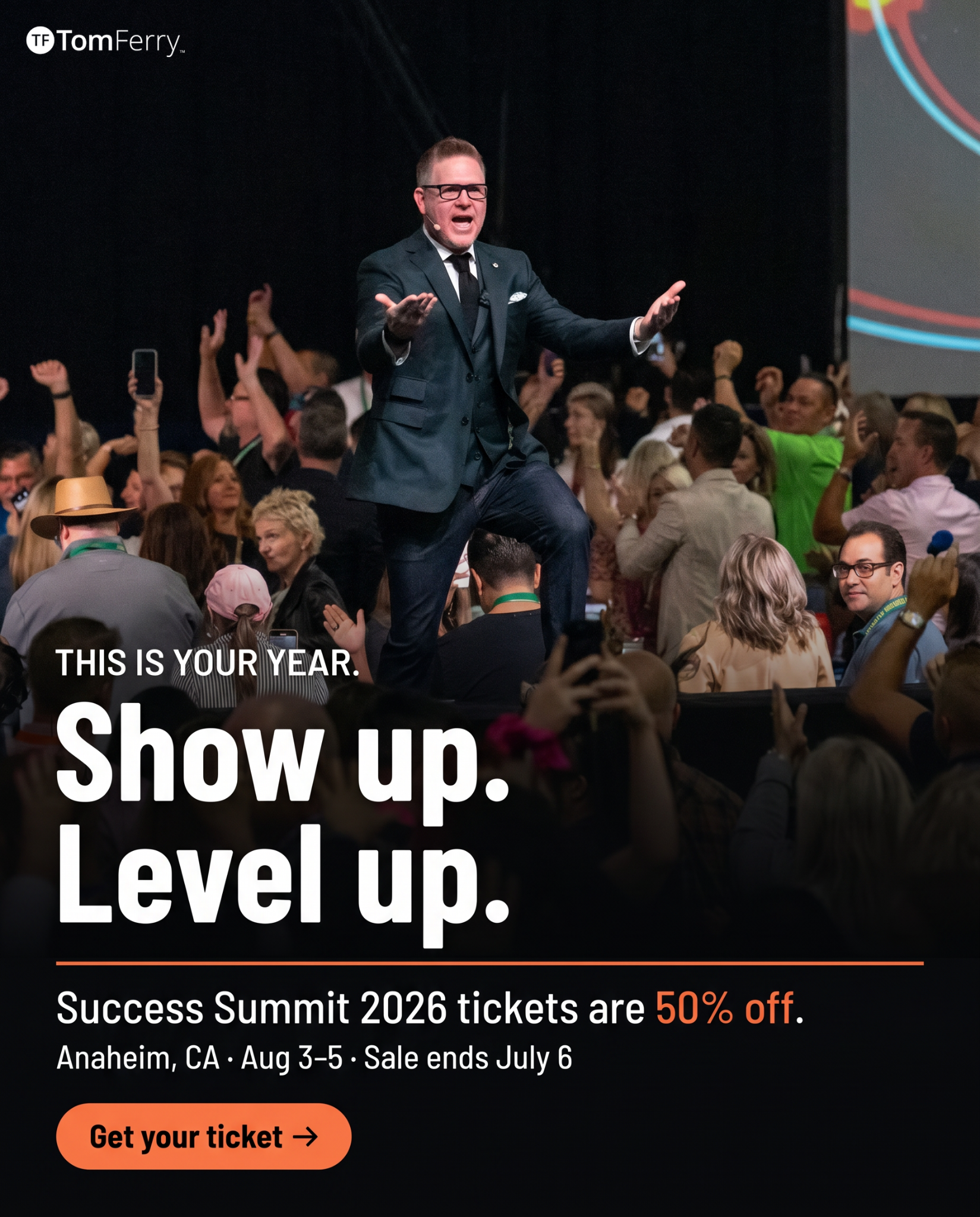 Tom Ferry Facebook ad