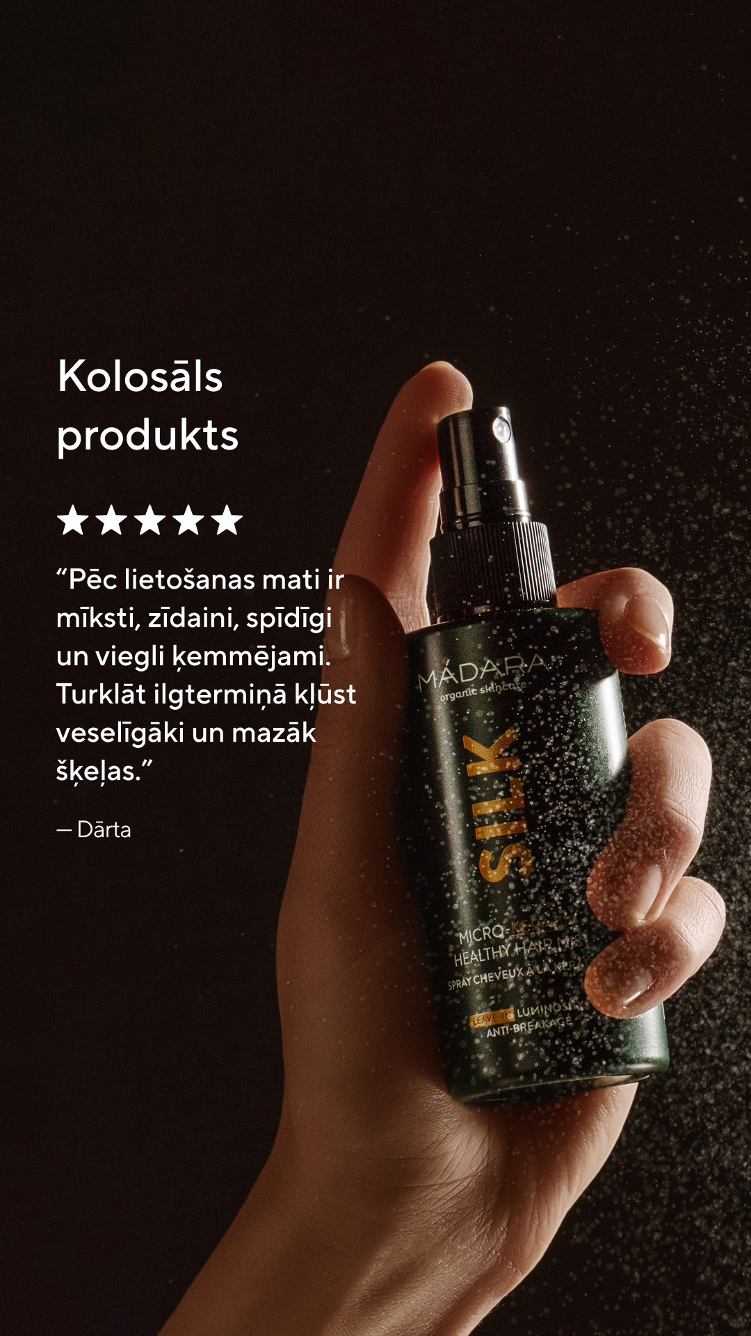 Mádara Organic Skincare Facebook ad