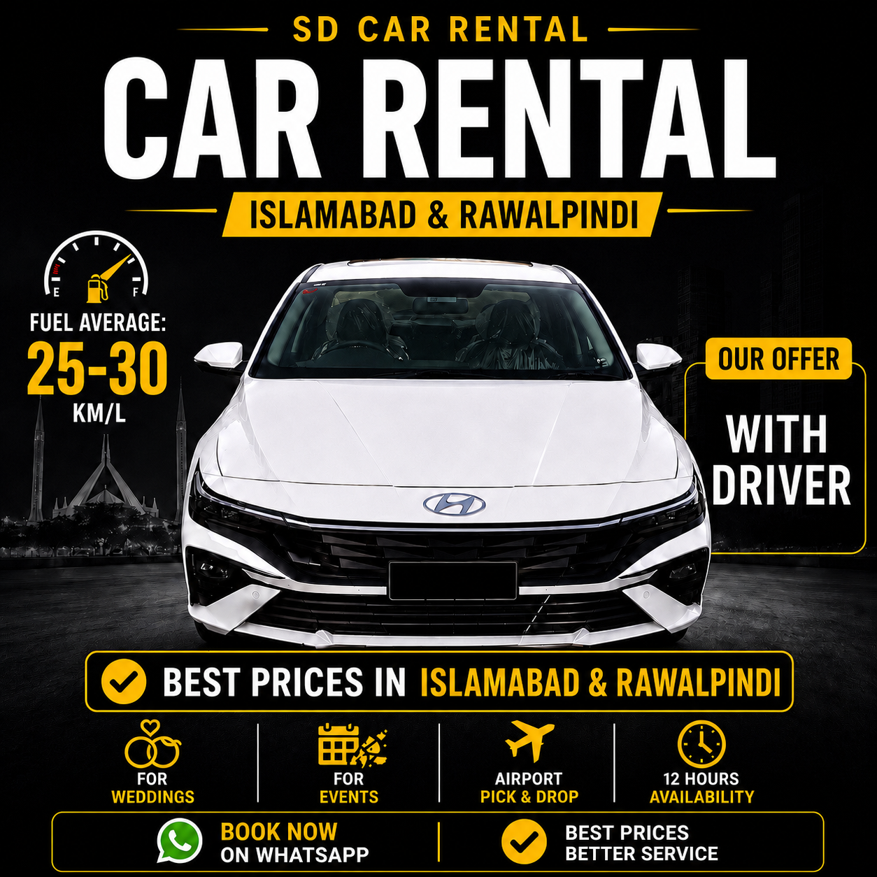 SD Car Rental  Facebook ad