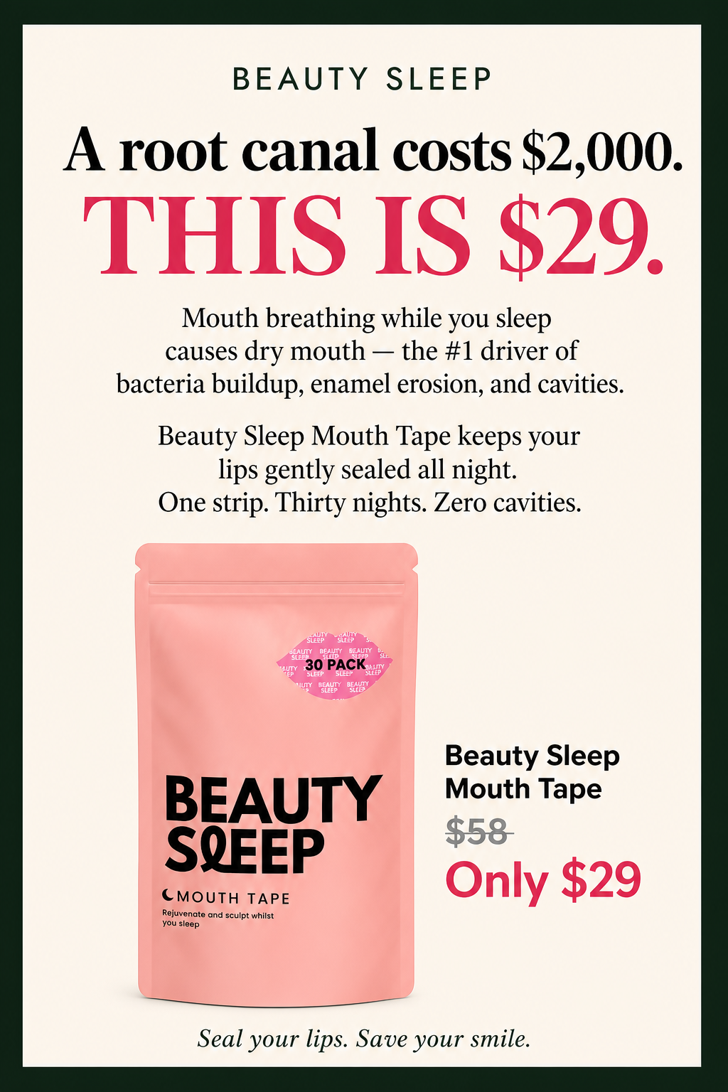 Dr Fern White Facebook ad