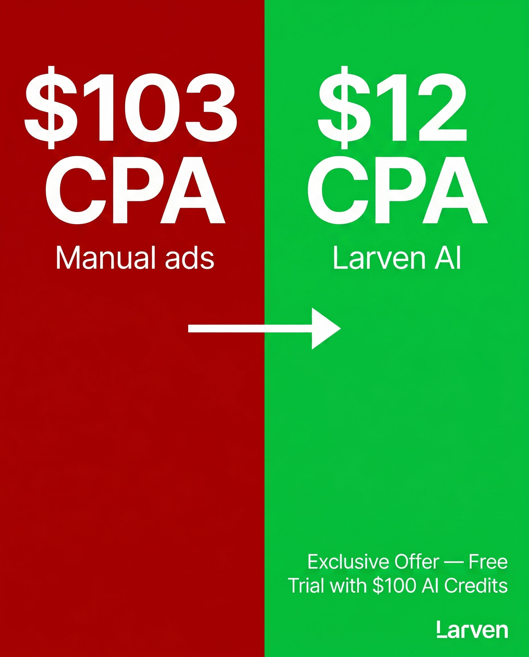Larven AI Facebook ad