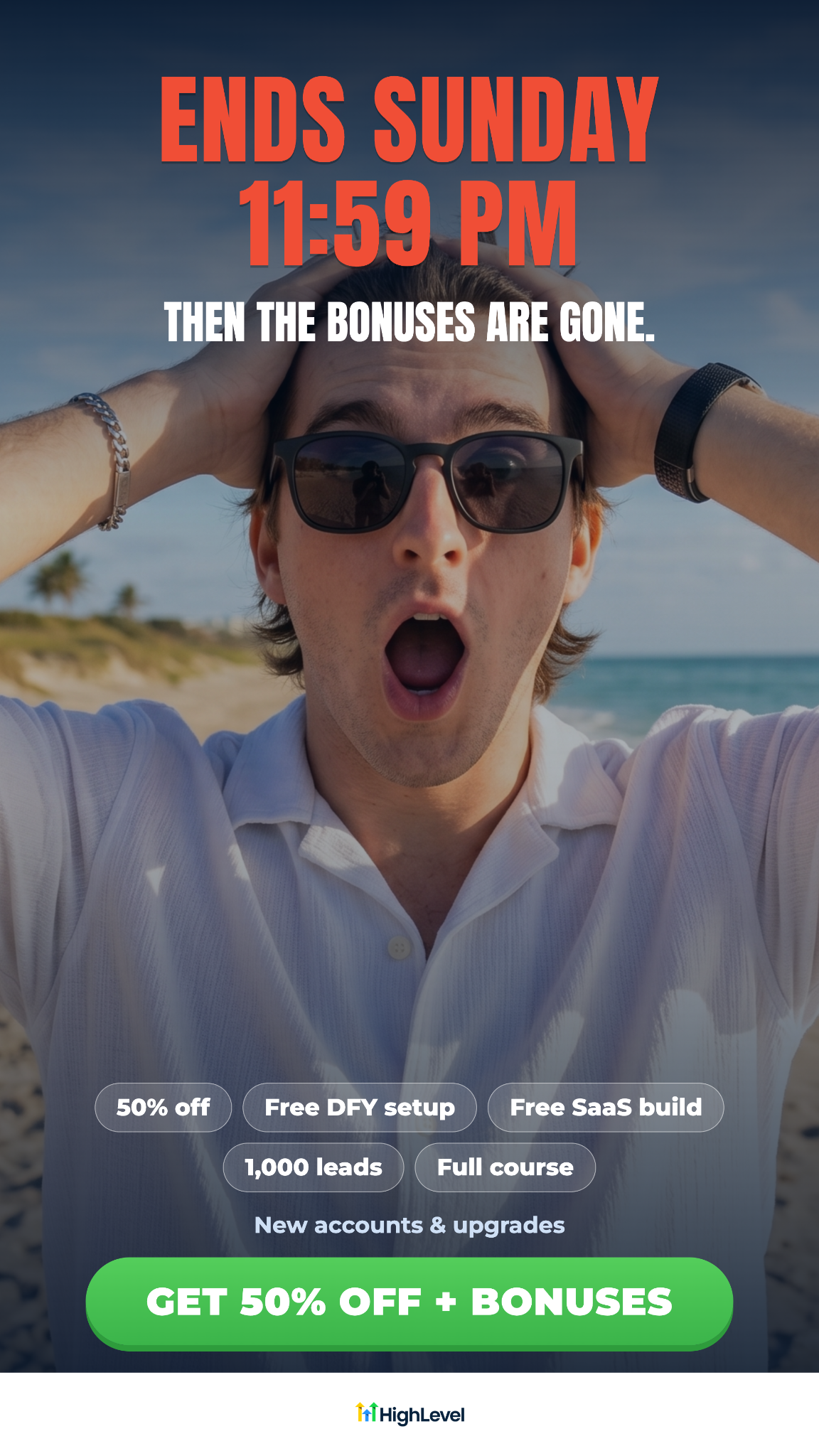 Andrew George Facebook ad