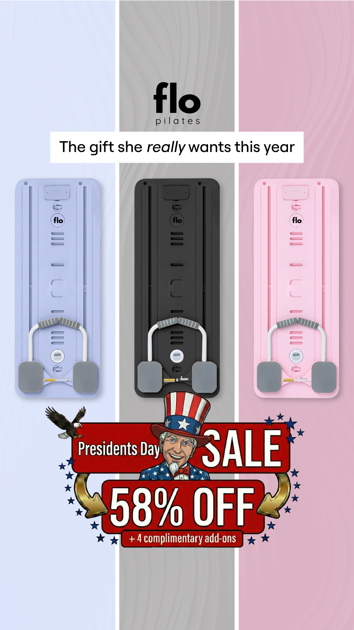Flo Pilates Facebook ad