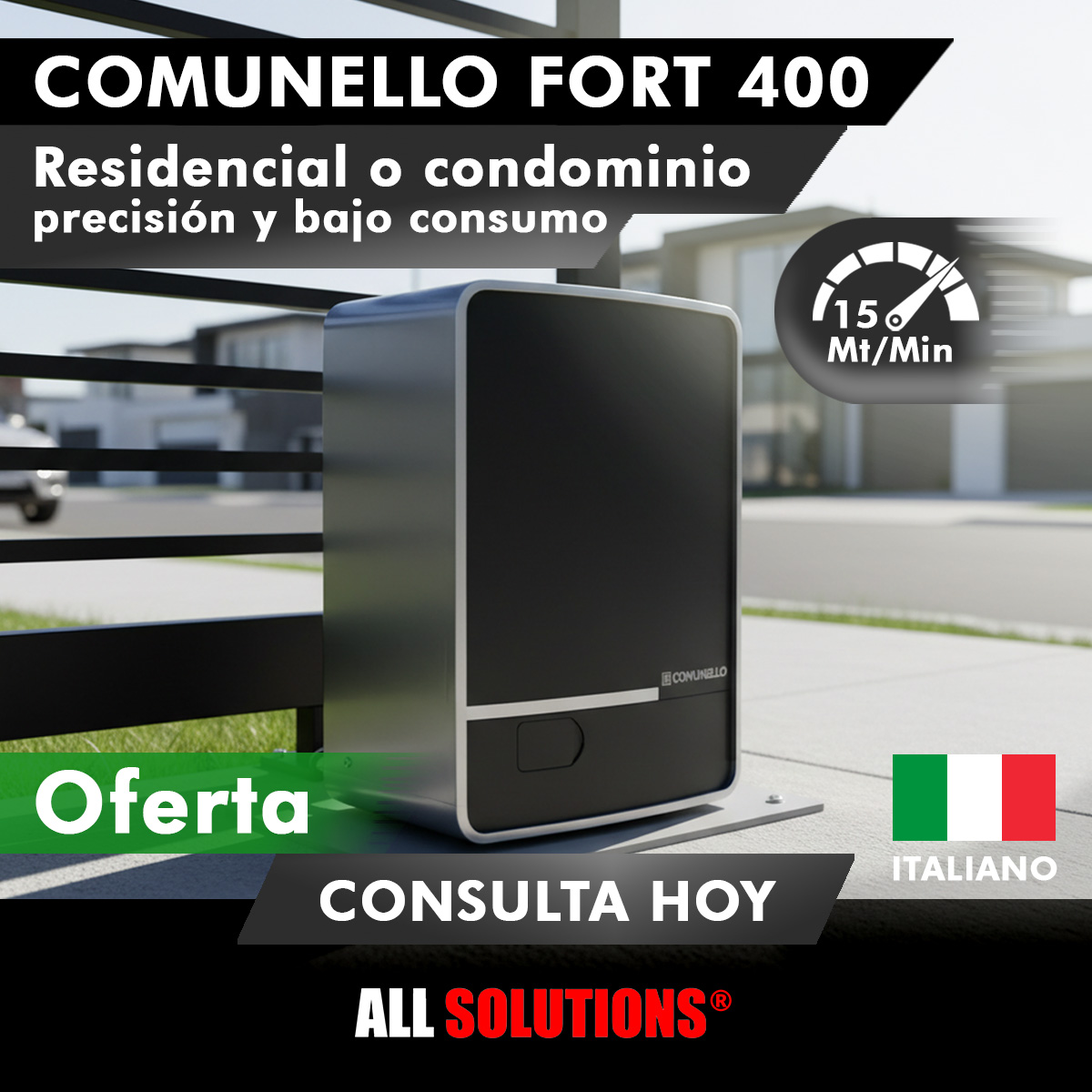 All Solutions Facebook ad: Automatiza tu acceso con la ingeniería italiana de…