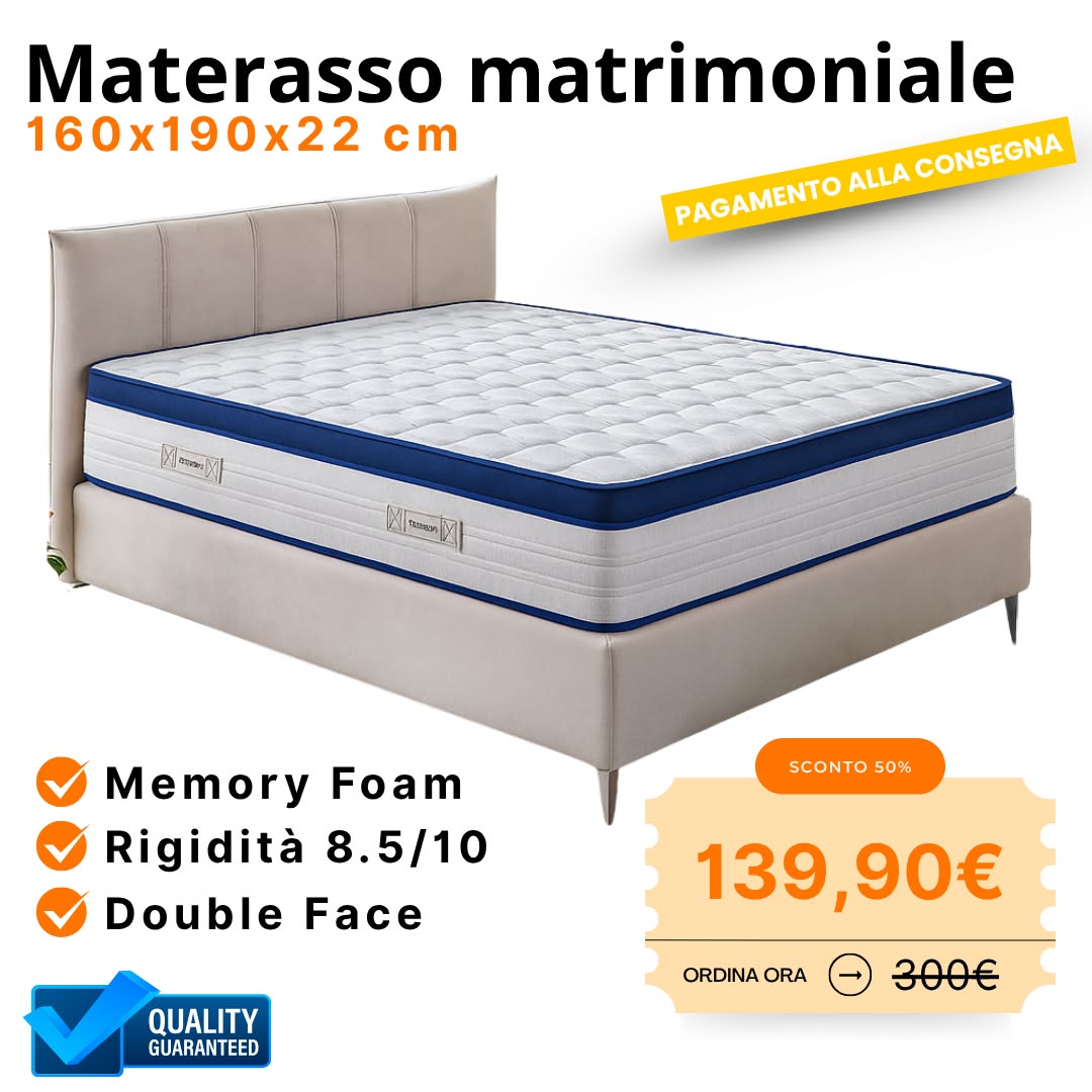 Materassi JH Italia Facebook ad: Pagamento alla consegna
