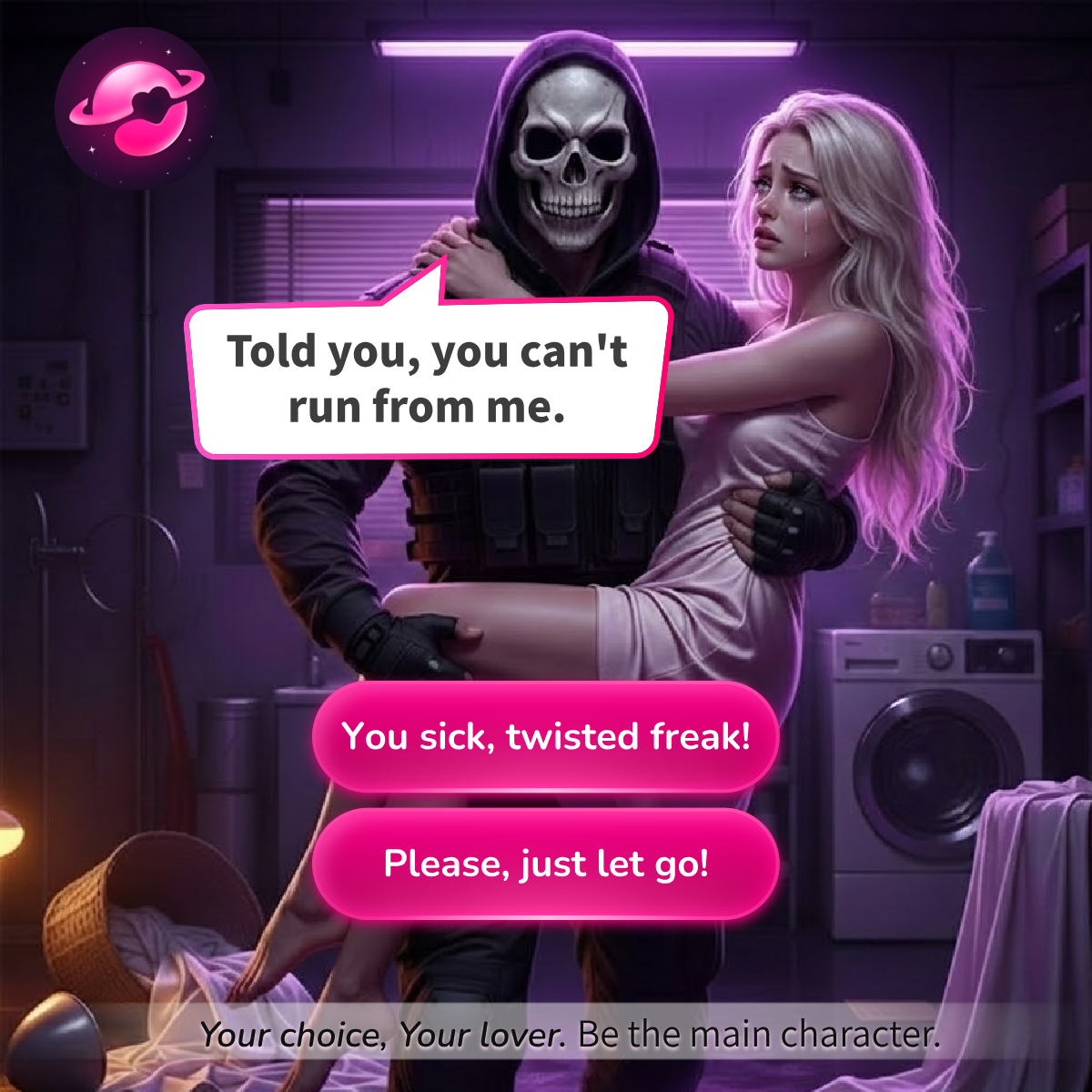 My Loverse Facebook ad: #1 Interactive Romance APP