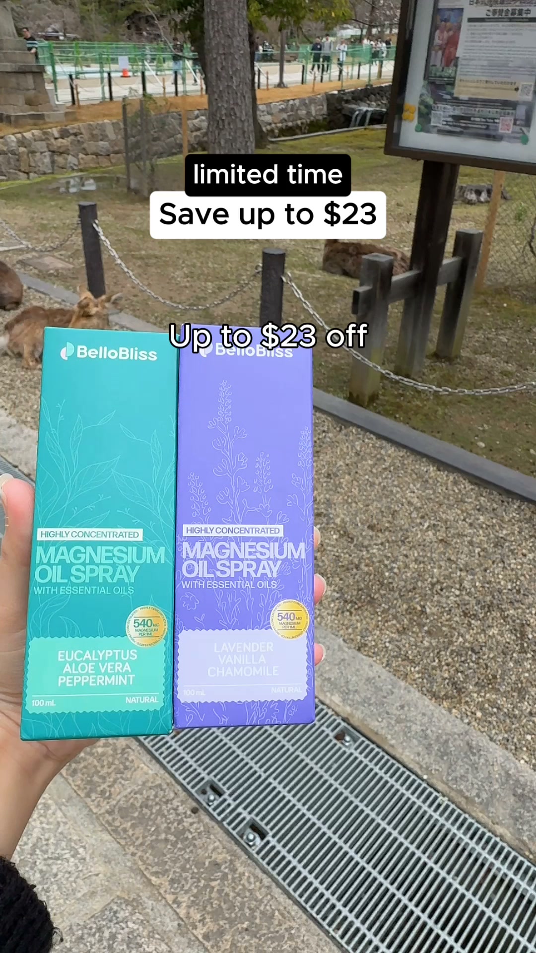BelloBliss Facebook ad: The Surprising Benefits of Magnesium