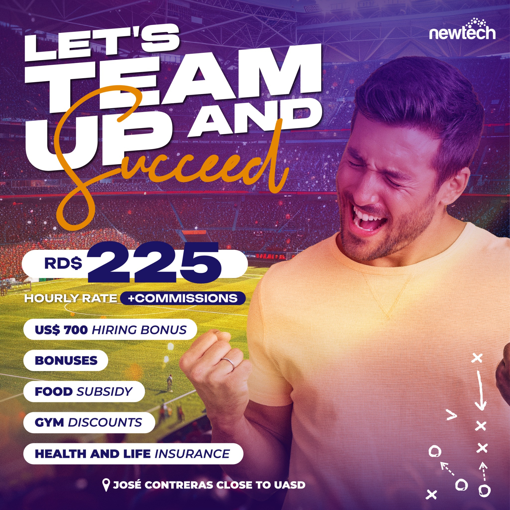 Newtech Global Facebook ad: Apply now!