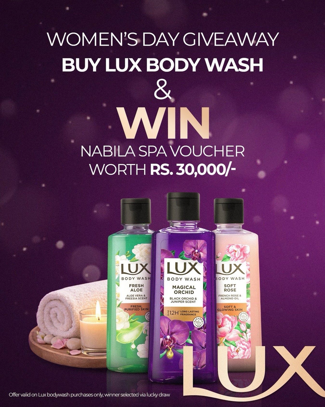 LUX Facebook ad: Celebrate the glow of womanhood this Women’s Day