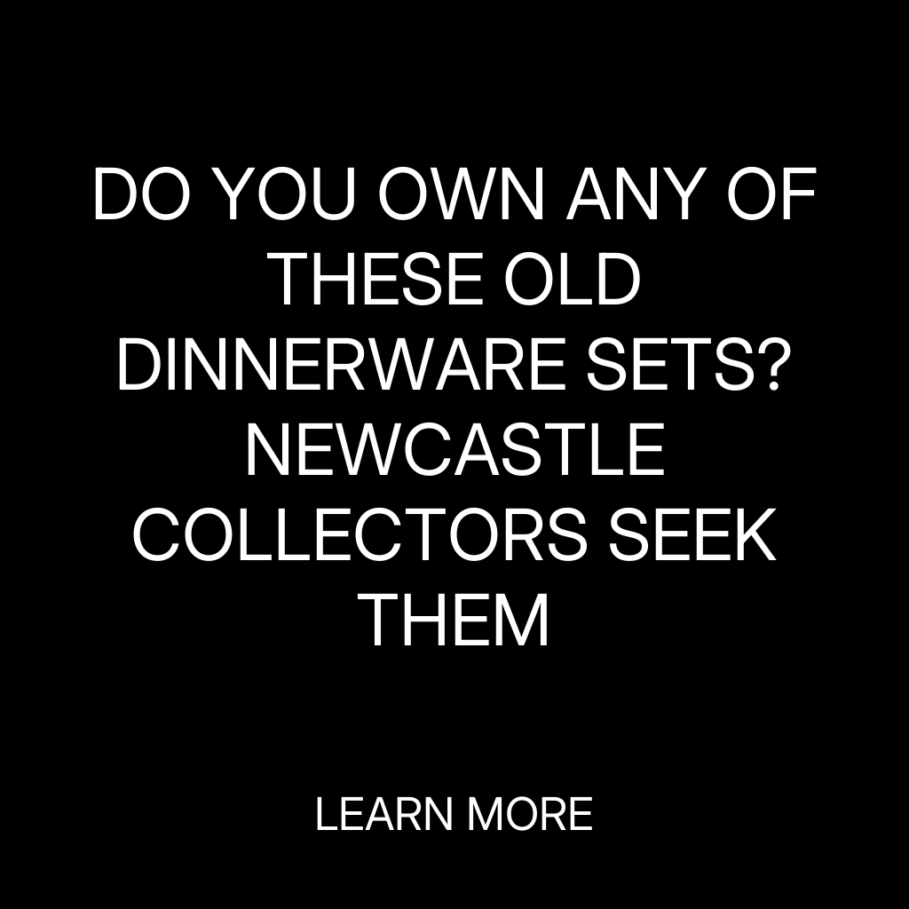 Knowledge Lab Facebook ad: Vintage Dinnerware Sets Newcastle Collectors Want