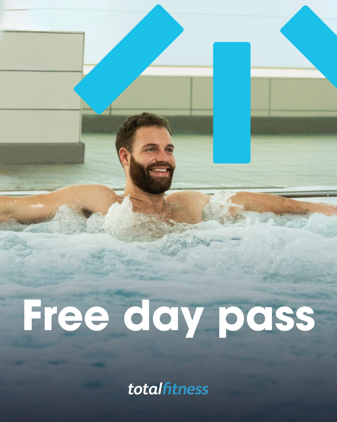 Total Fitness Facebook ad: Hull free day pass