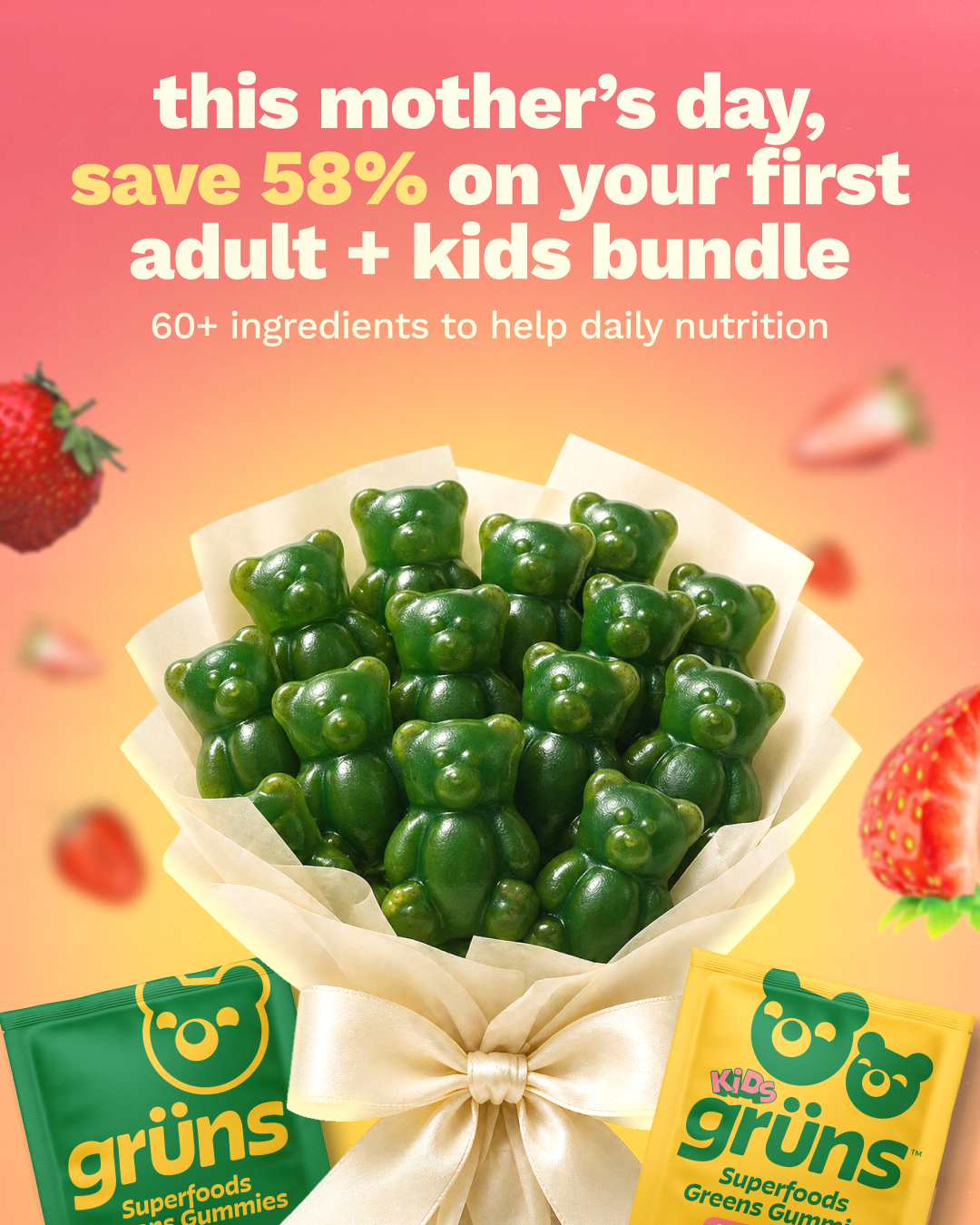 Grüns Kids Facebook ad