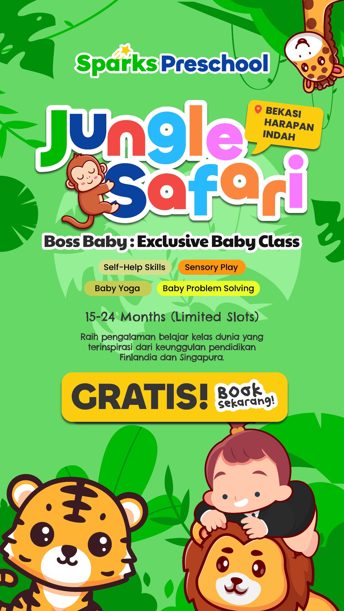 Sparks Preschool Facebook ad