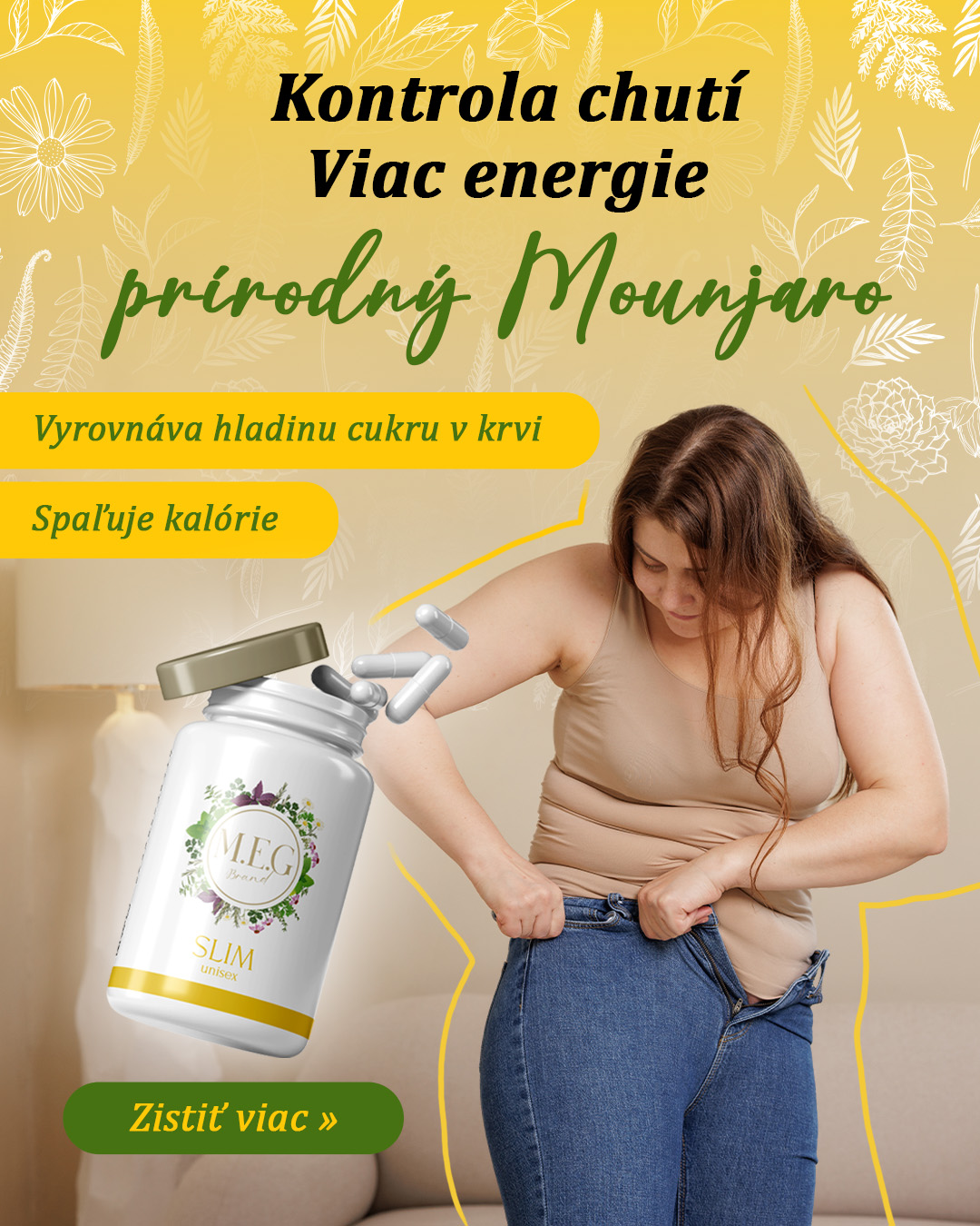 M.E.G Brand - sk Facebook ad: Podpora chudnutia bez drastických diét