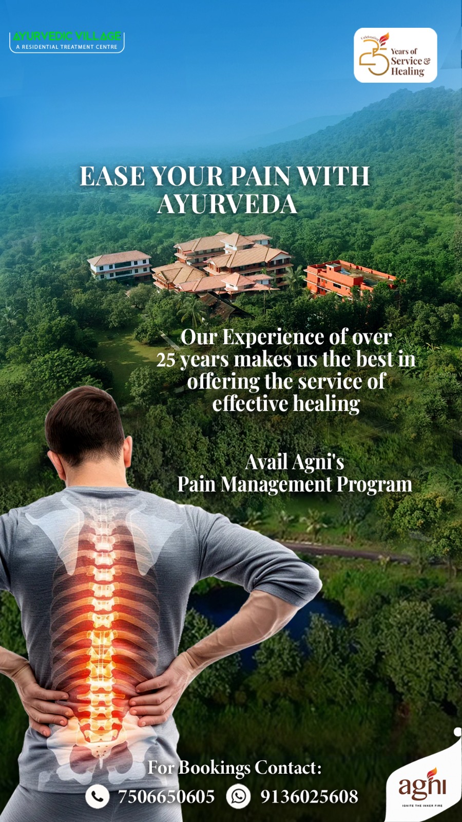 AGNI Ayurvedic Village Facebook ad